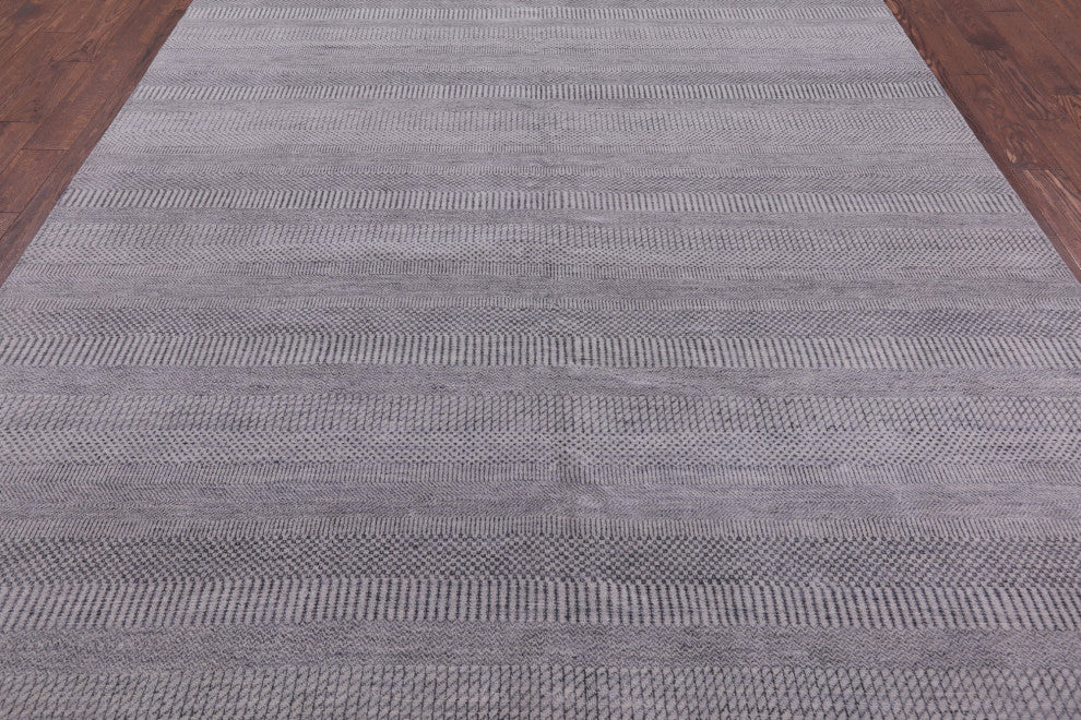 8' 1" X 10' 1" Savannah Gabbeh Wool and Silk Area Rug Q4549