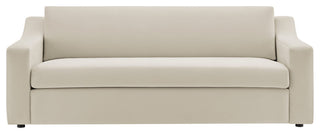 Liora Performance Velvet Sofa, Alabaster