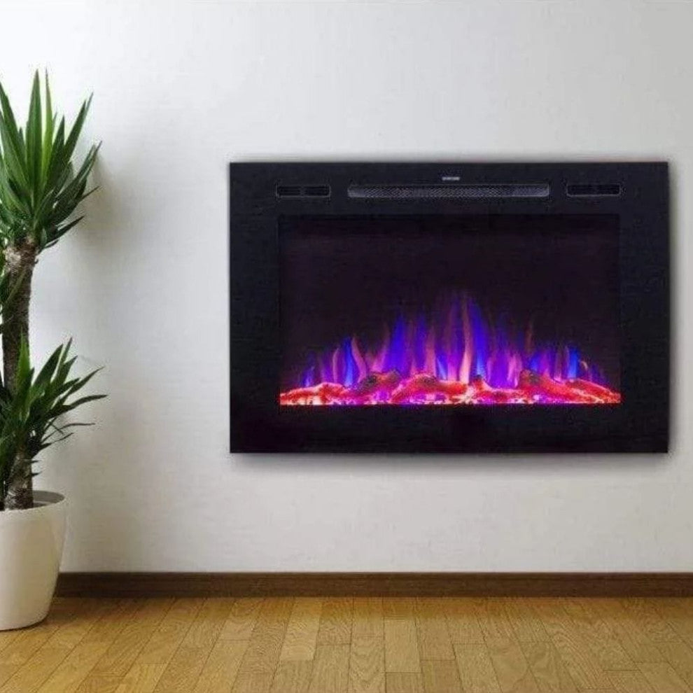 Touchstone Forte Elite 40" Recessed/Wall Mounted Smart Electric Fireplace