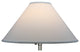 Fenchel Shades, 5"x18"x11" Spider Attachment Empire Lamp Shade, Linen White