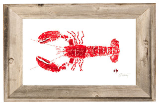 Gyotaku Red Lobster Framed Art Print