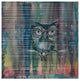 "Owl In The Matrix Of Aura" by Zwart, Canvas Art