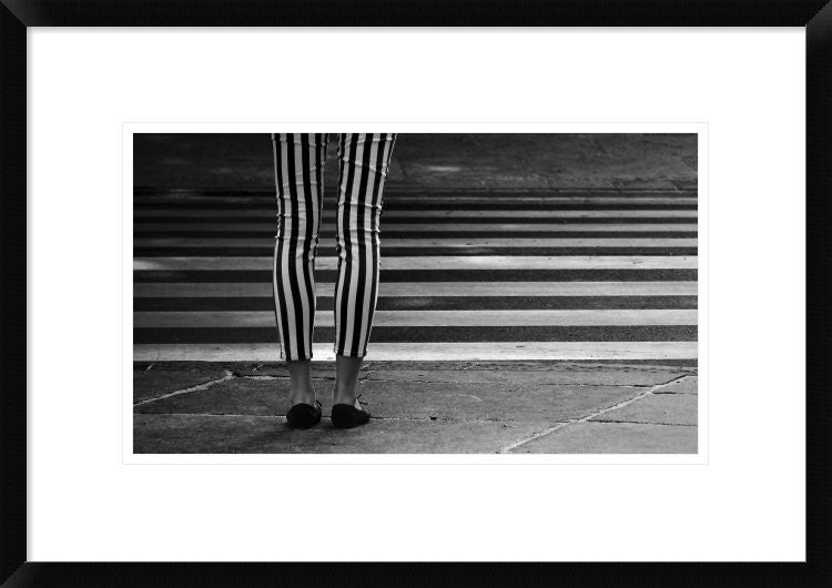 "Checkered" Framed Digital Print by Anna Niemiec, 24"x17"