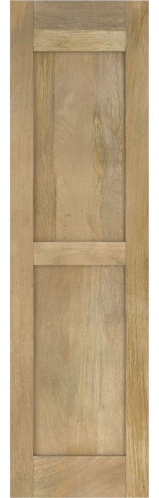 Two Equal Raised Panel Shutters (Per Pair)