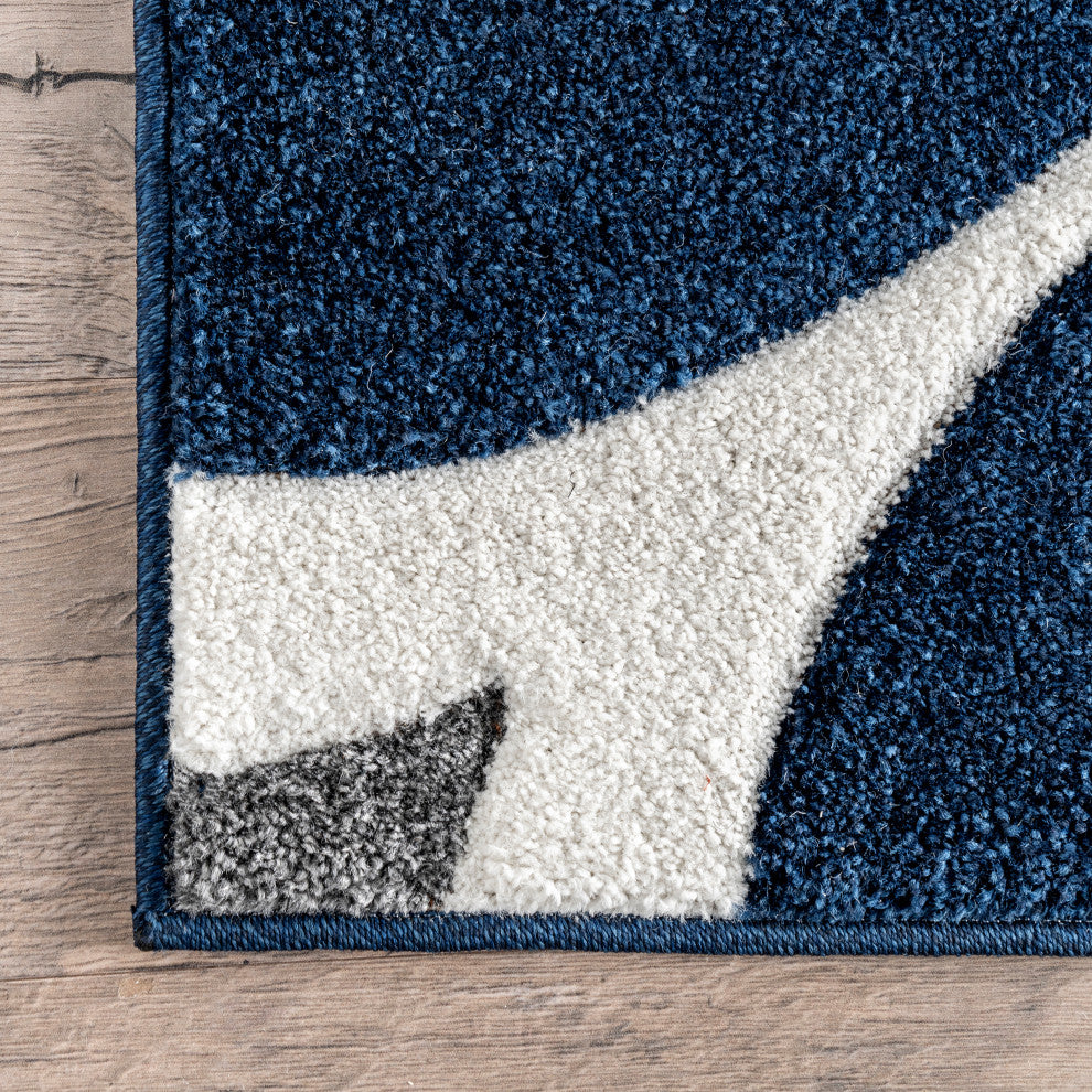 Nuloom Hand-Tufted Gabriela Area Rug, Navy 3'x5'