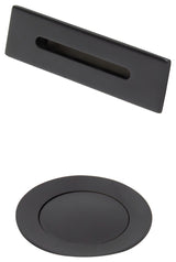 Matte Black Universal Square Bathtub Trim Kit