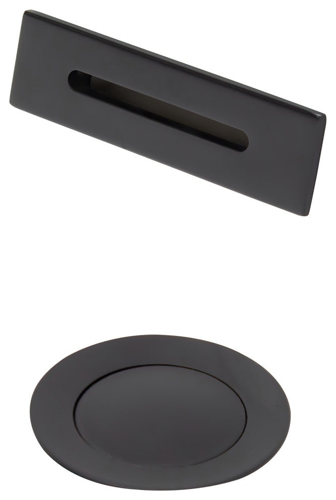Matte Black Universal Square Bathtub Trim Kit