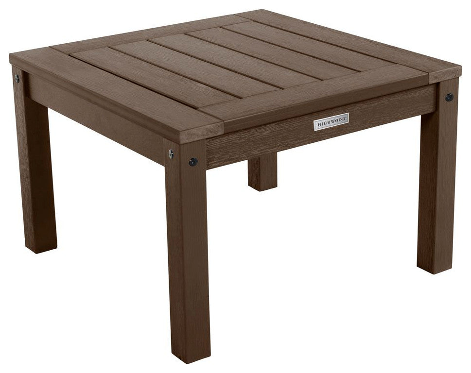 Adirondack Side Table, Weathered Acorn