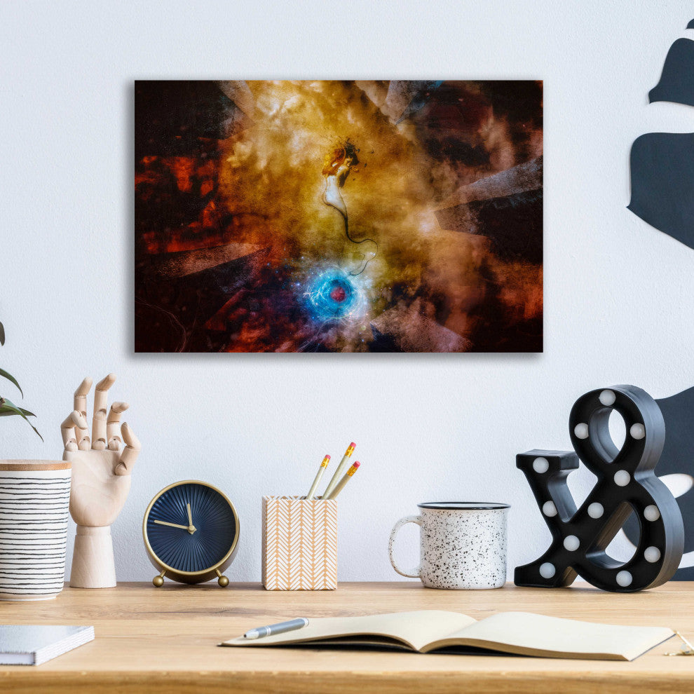 Epic Art 'The Sufferer' by Mario Sanchez Nevado, Acrylic Glass Wall Art, 16"x12"