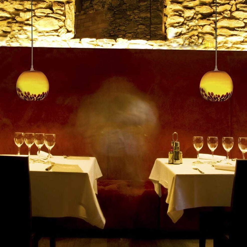 Light Low Voltage Pendant And Canopy Kit, Amber Bronze, Amber Bronze