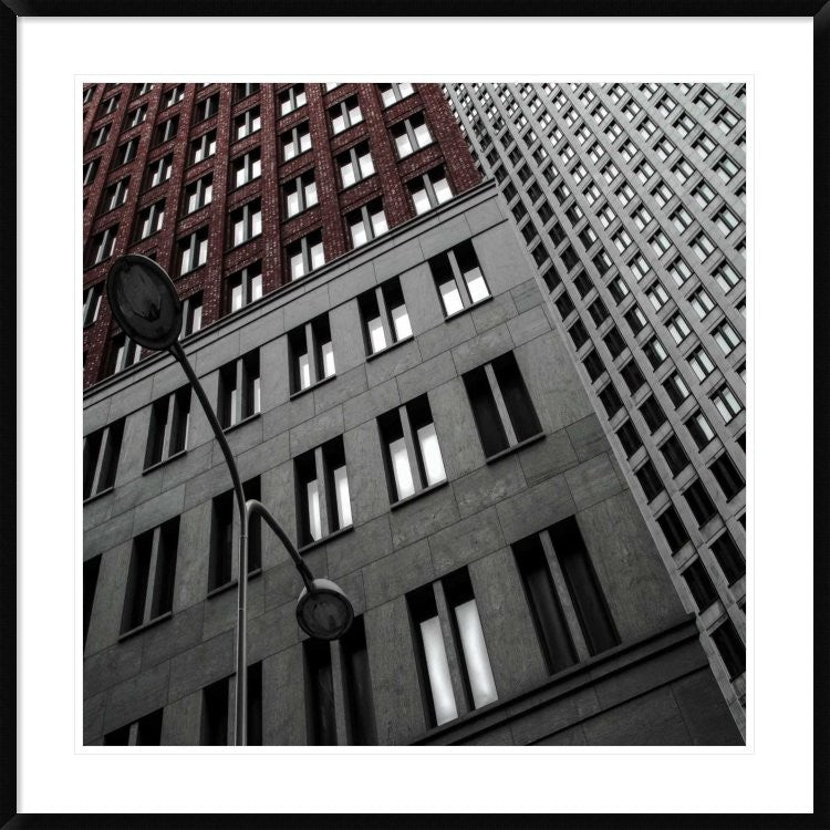 "Twinlight" Framed Digital Print by Gilbert Claes, 38"x38"