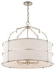 Carson 26x24" 6-Light Casual Luxury Large Pendants, Polished Nickel