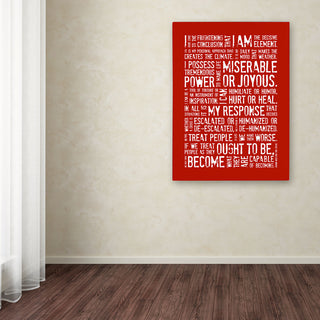 'Decisive Elements V' Canvas Art by Megan Romo
