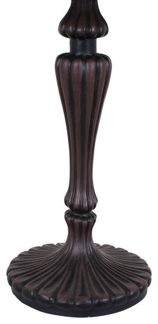Doloris Tiffany-Style Victorian Stained Glass Table Lamp 17" Width