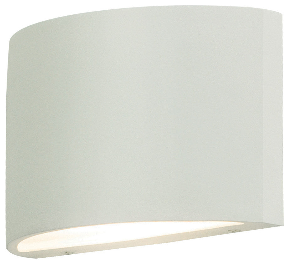 Colton LED Outdoor Sconce, White