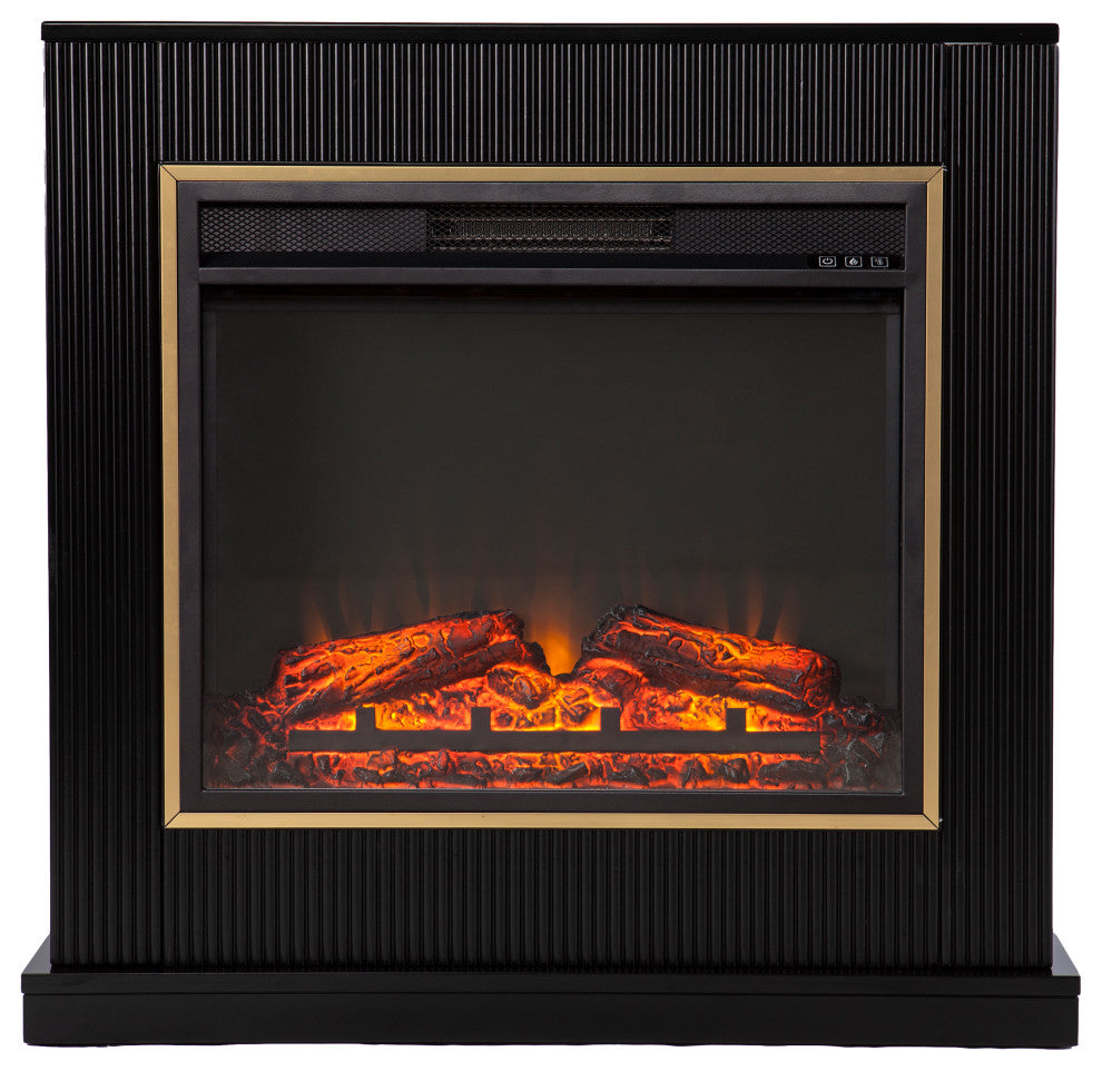 Vannes Contemporary Base Electric Fireplace