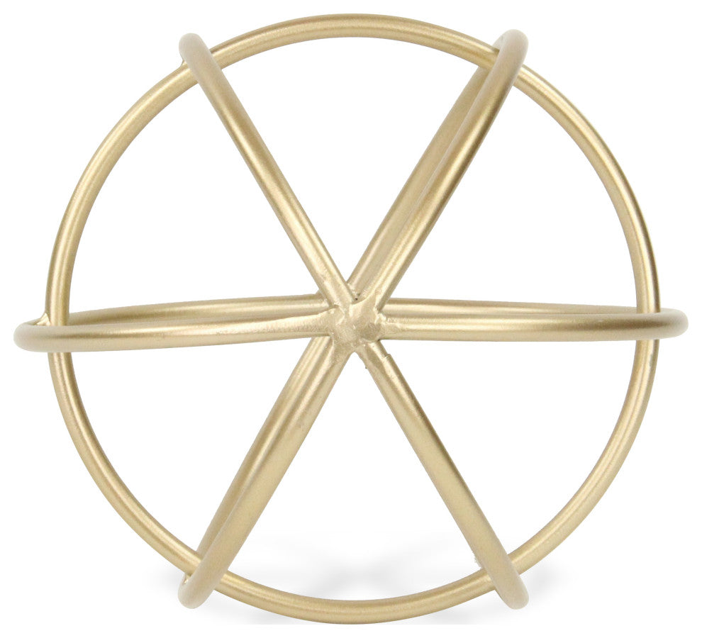 Circular Orb Decor, Gold