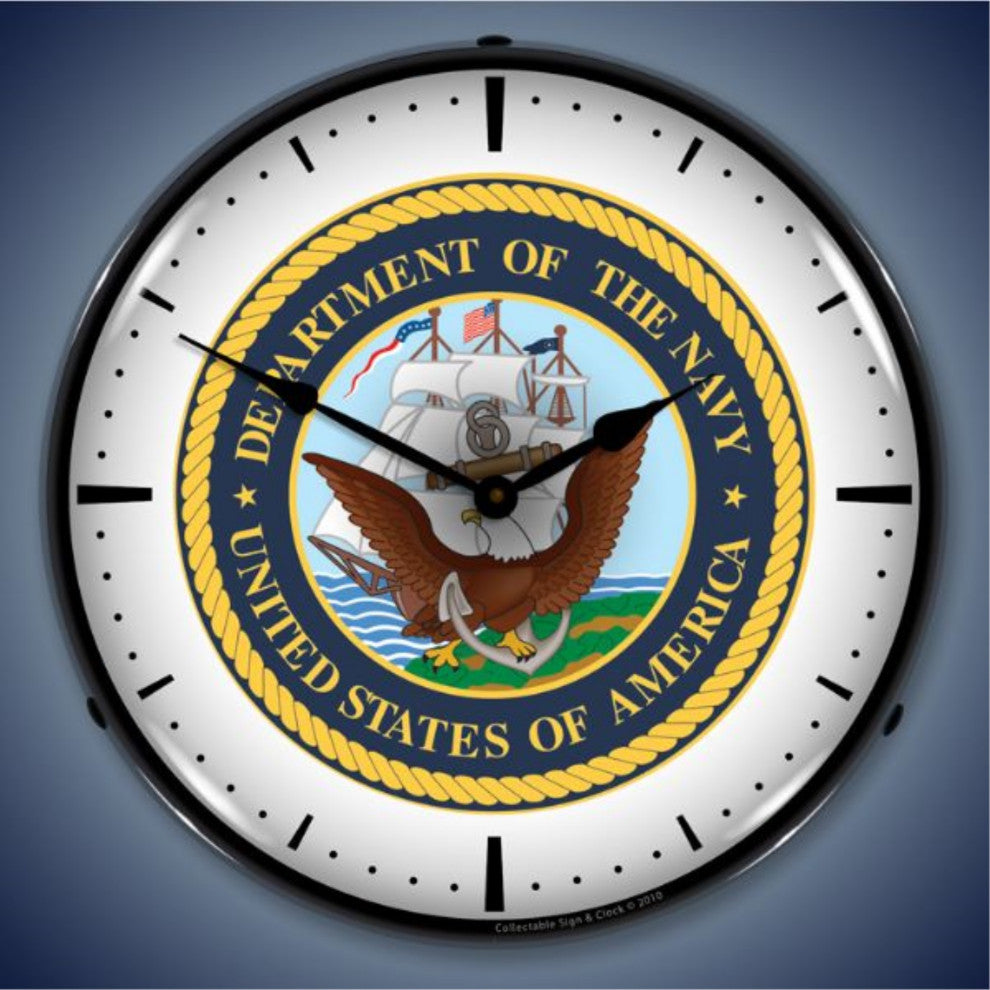 910229 US Navy Clock