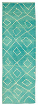 Rug N Carpet - Handmade One-of-a-Kind 3' 3" x 9' 9" Moroccan Runner Rug