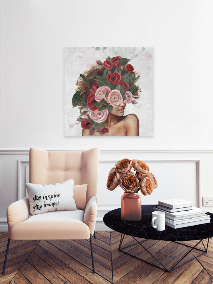 "A Little Bit Sassy" Painting Print on Wrapped Canvas, 32x32