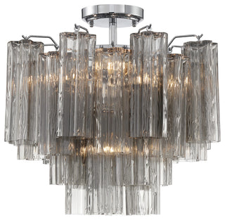 CRYSTORAMA Addis 4 Light Polished Chrome Ceiling Mount