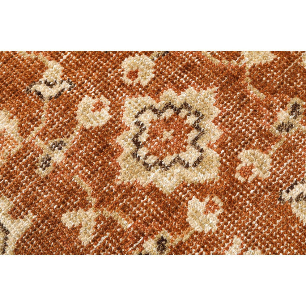 Tuscany Olivia Area Rug, Terracotta, 5'x8'