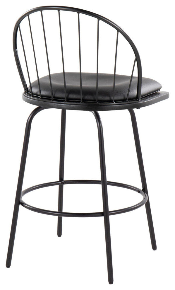 Riley Claire 26" Fixed-Height Counter Stool, Set of 2