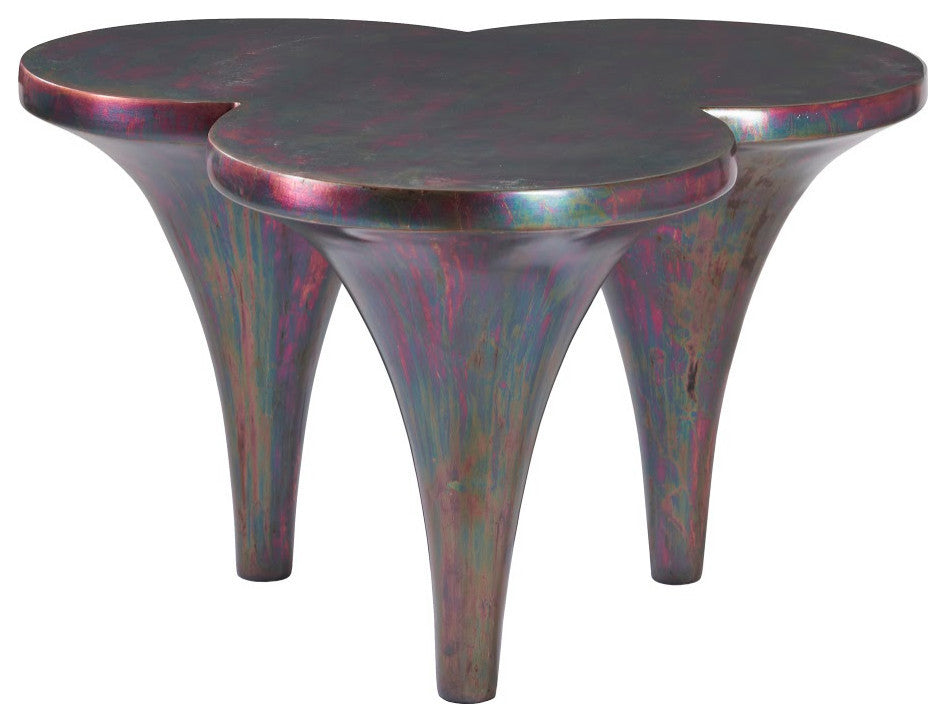 Butterfly Coffee Table, Resin, Copper