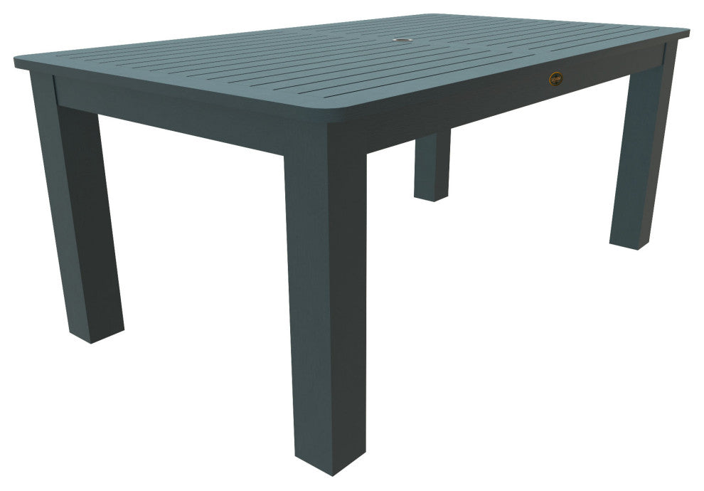 Rectangular 42x72 Table, Weathered Acorn, Nantucket Blue