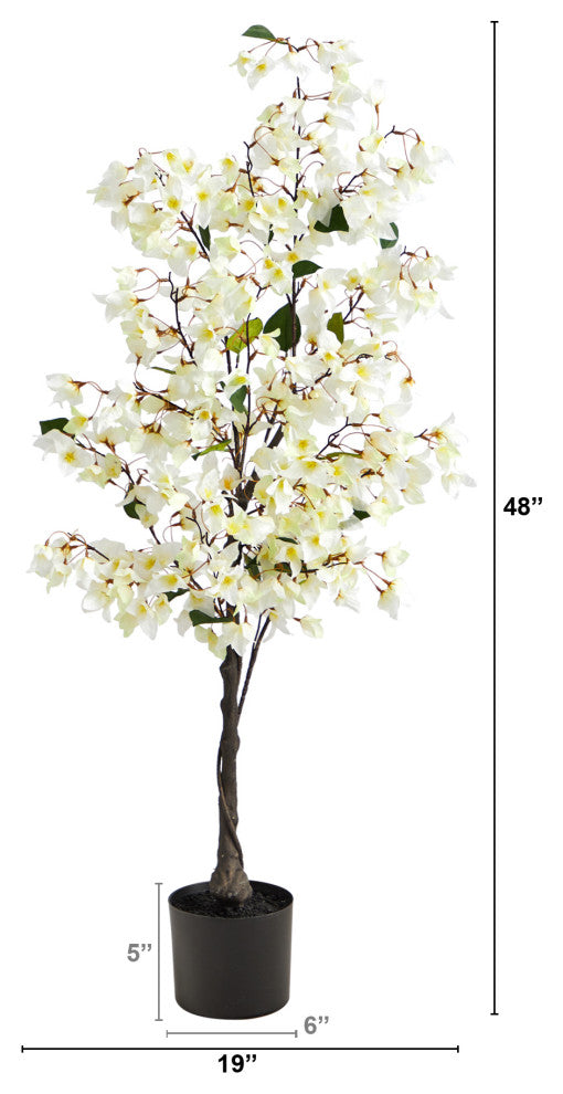 4' Bougainvillea Artificial Tree