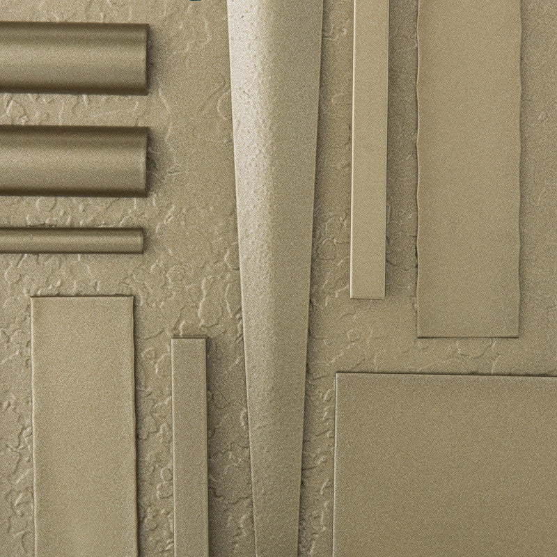Axis Semi-Flush, Soft Gold Finish, Opal Glass