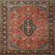 Ahgly Company Indoor Square Traditional Area Rugs, 8' Square