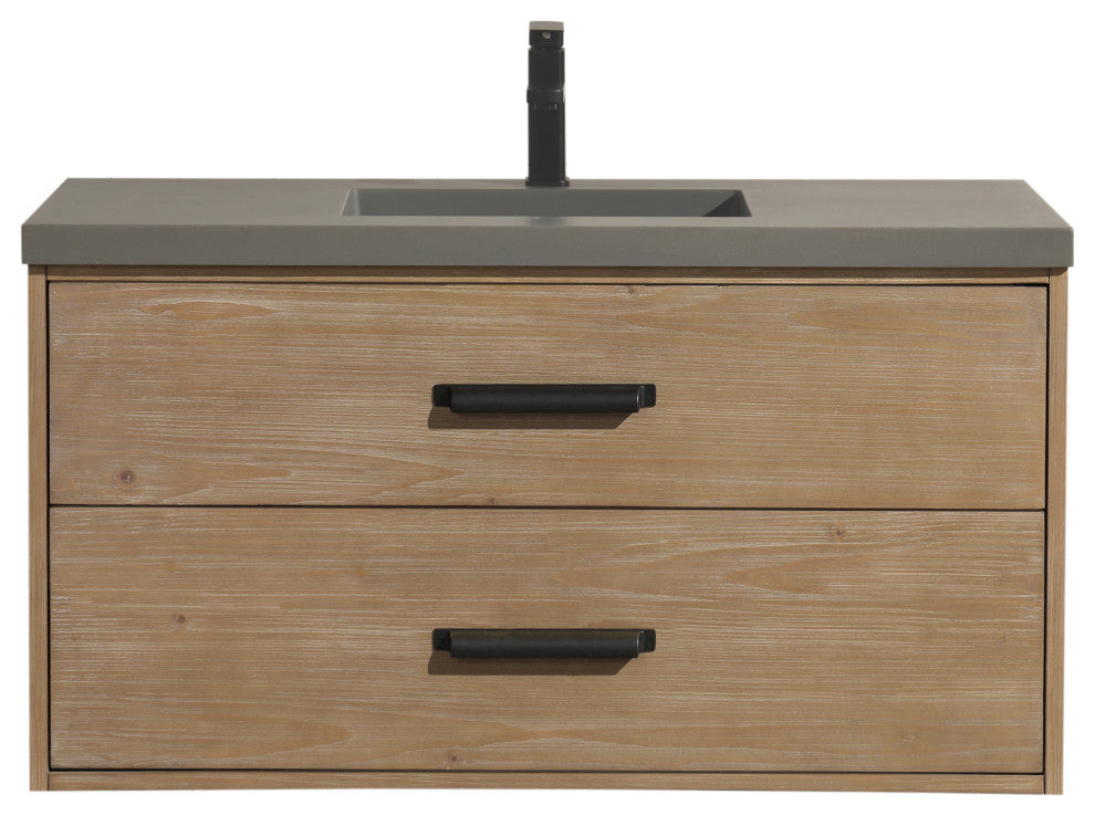 Kane 42" Bathroom Vanity Weathered Fir