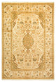 Ivy, One-of-a-Kind Hand-Knotted Area Rug Ivory, 6'3"x8'10"