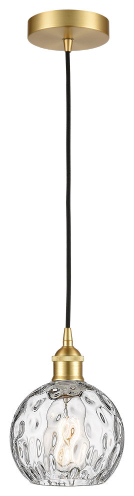 Innovations 616-1P-SG-G1215-6-LED 1-Light Mini Pendant, Satin Gold