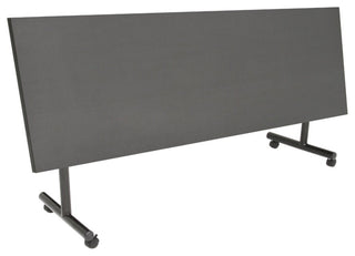 Kobe 84" Flip Top Mobile Training Table, Gray
