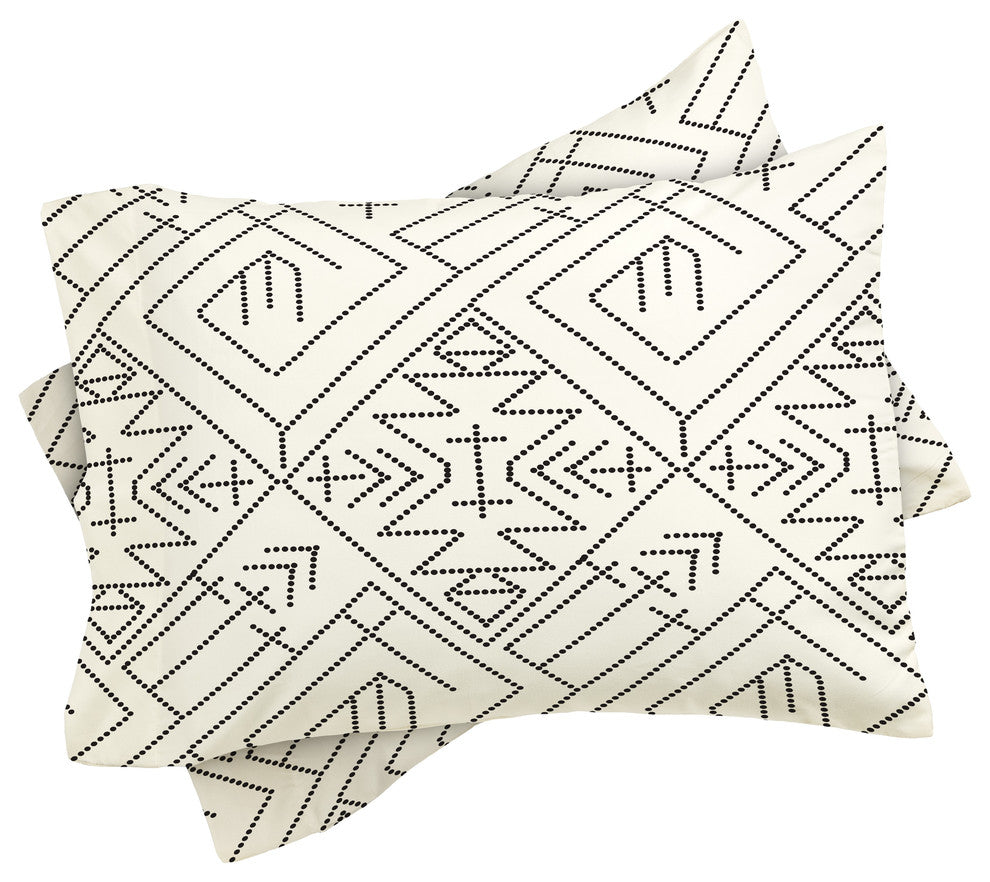 Vy La Cross Diamond Black Duvet Cover Set, Twin XL