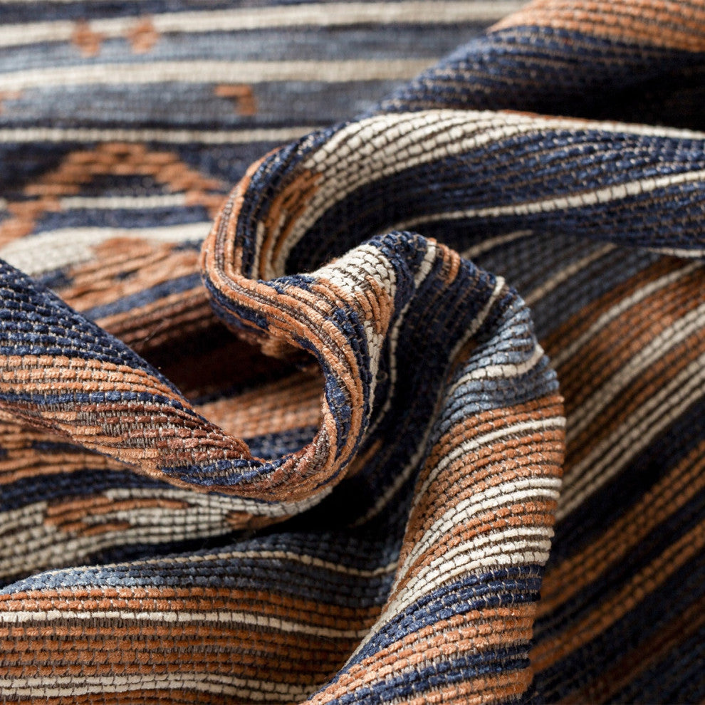 Estes Chenille Duvet Cover Set, 3 Piece, Blue, Queen