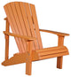 Poly Deluxe Adirondack Chair, Tangerine