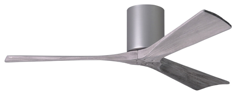 Matthews Fan, Irene-3H Ceiling Fan, Brushed Nickel, 52-Inch, Barn Wood Blades