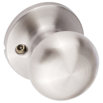 Contemporary Series Durango Passage Knob, Satin Nickel