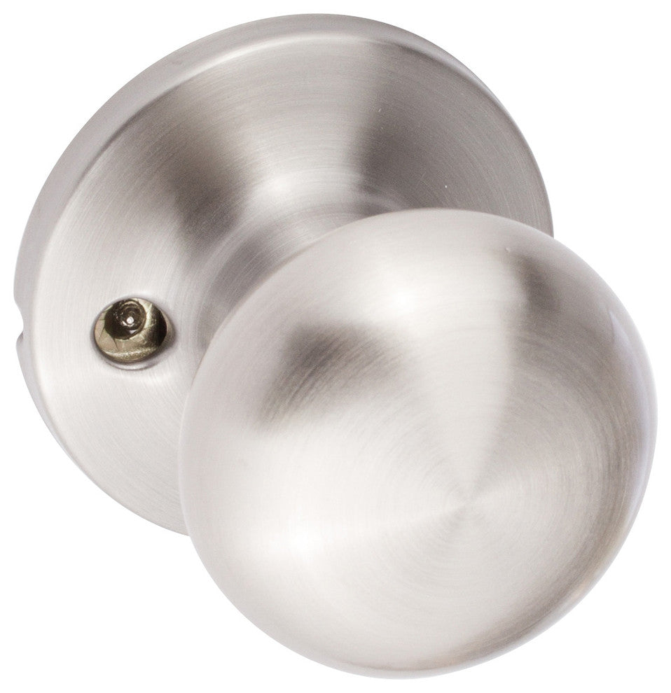 Contemporary Series Durango Passage Knob, Satin Nickel