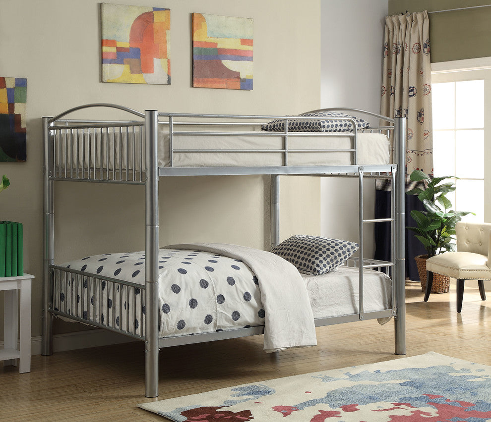 Cayelynn Full-Over-Full Bunk Bed, Silver