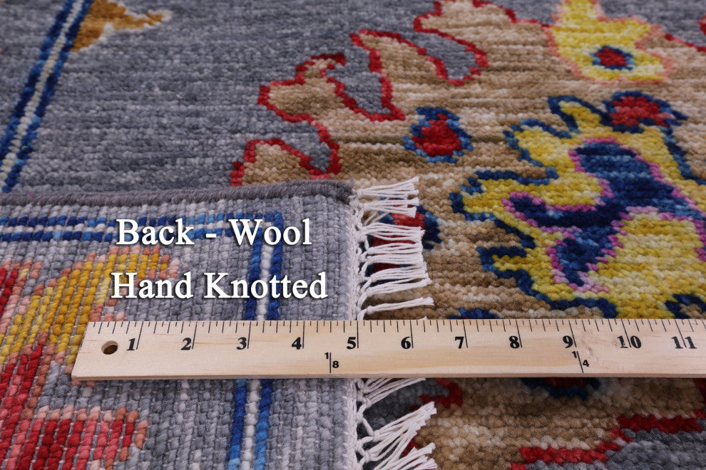 8' 1" X 9' 11" Turkish Oushak Hand-Knotted Wool Rug - Q14835