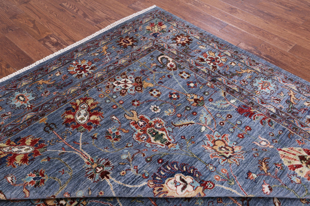 Handmade Persian Tabriz Wool Rug 8' 4" X 11' 10" - Q12772