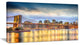 "Brooklyn Bridge With Night Illumination" Canvas Print40"x20"