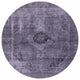 Ahgly Company Indoor Round Mid-Century Modern Area Rugs, 3' Round