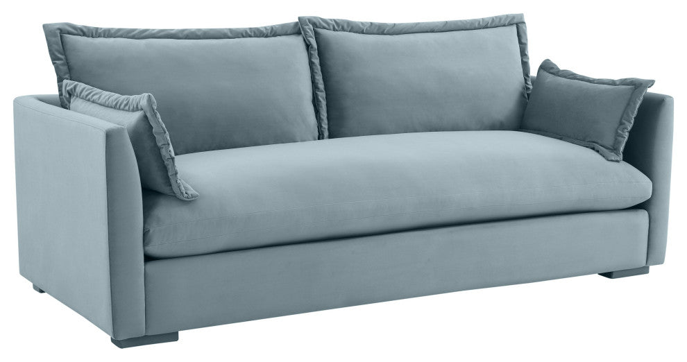 Freya Bluestone Velvet Sofa