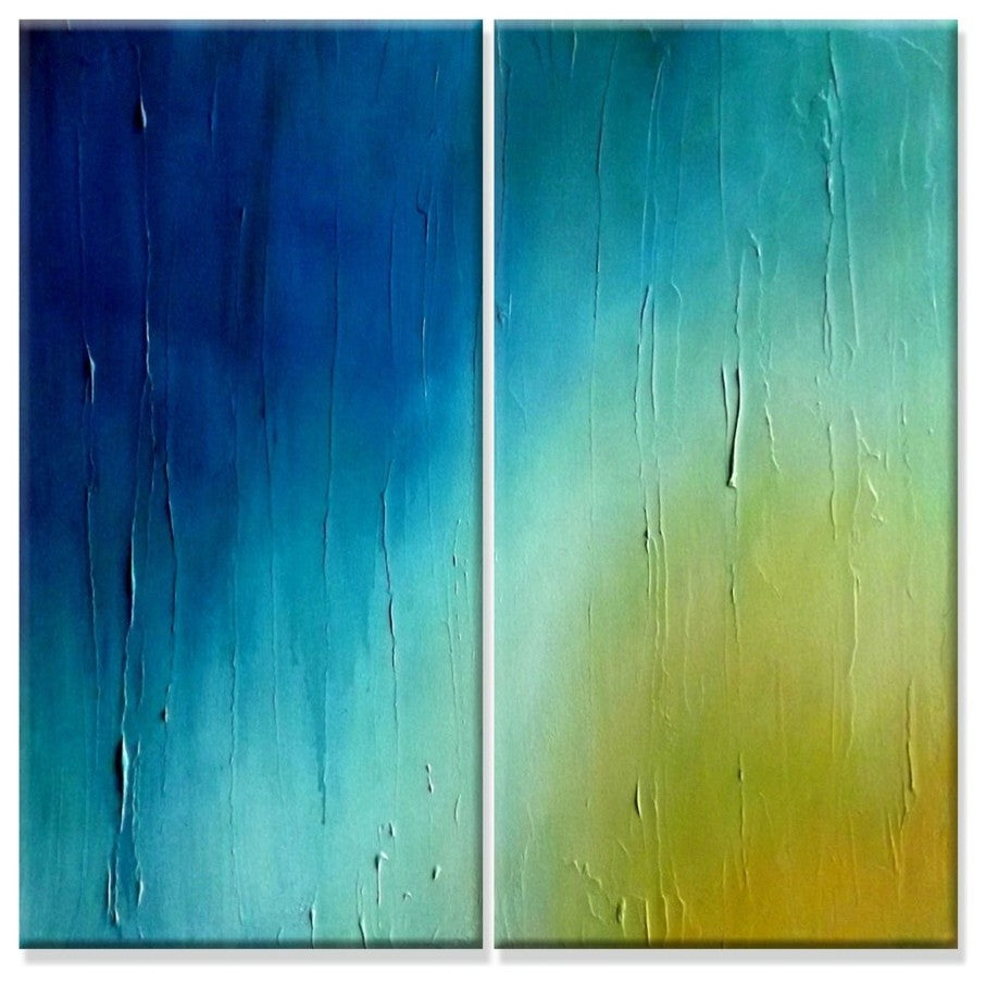 Ready2HangArt ''Sunrise'' Canvas Wall Decor Set, 24"x24" 2-Panels