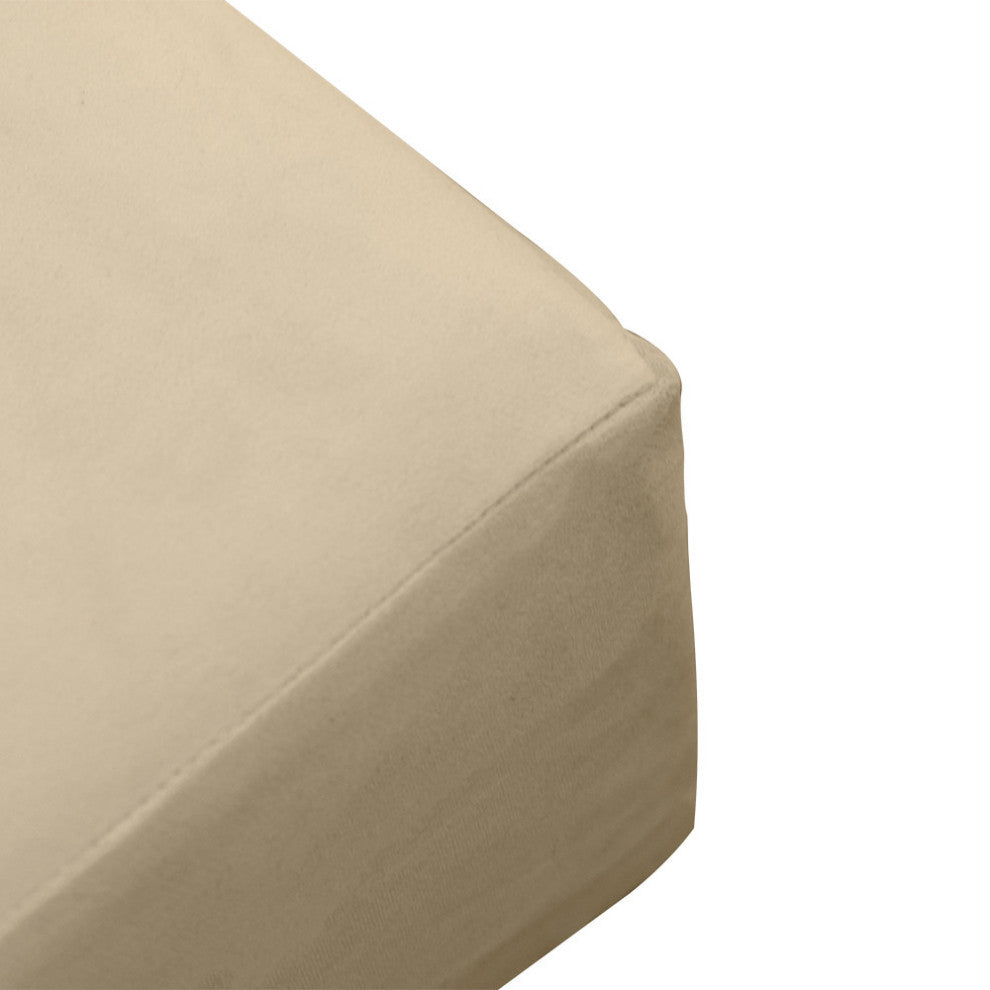 Knife Edge 8" Twin Size 75x39x8 Velvet Indoor Daybed Mattress |COVER ONLY|-AD304